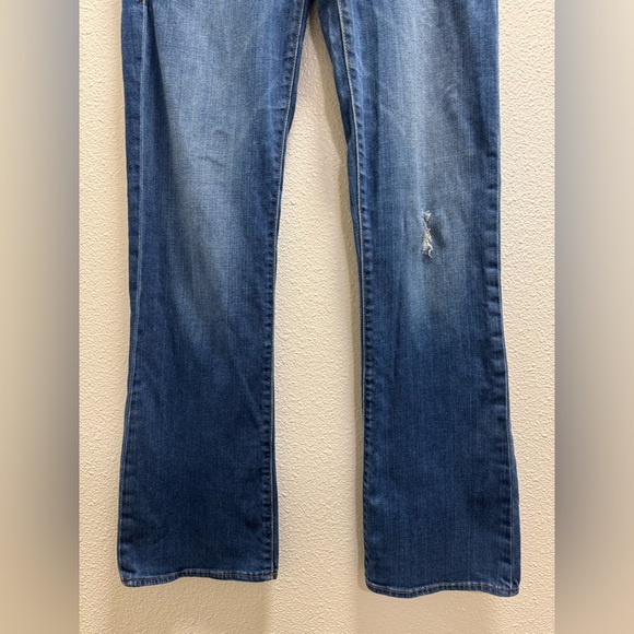 Rock & Republic Kasandra Bootcut Jeans Distressed Stretch Blue Women's 8M - Picture 4 of 7